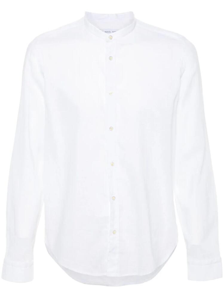 Manuel Ritz slub-texture shirt - White Cover