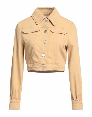 Baum Und Pferdgarten Woman Denim outerwear Camel Organic cotton, Elastane Cover