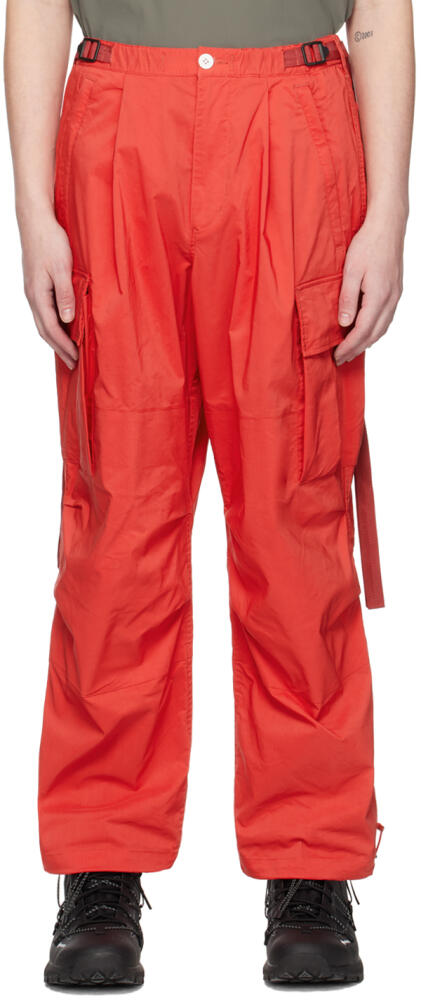 F/CE.® Red Relaxed-Fit Cargo Pants Cover