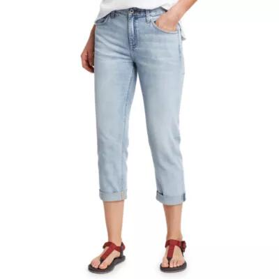 Eddie Bauer Women's Boyfriend Denim Crop Jeans Cover