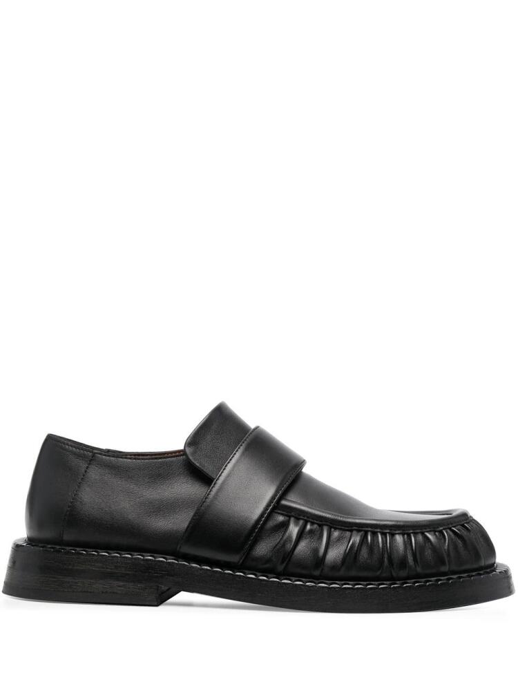 Marsèll touch-strap leather loafers - Black Cover