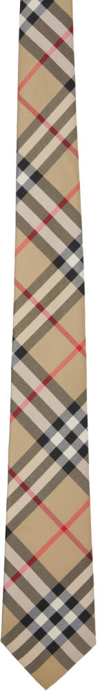 Burberry Beige Check Tie Cover