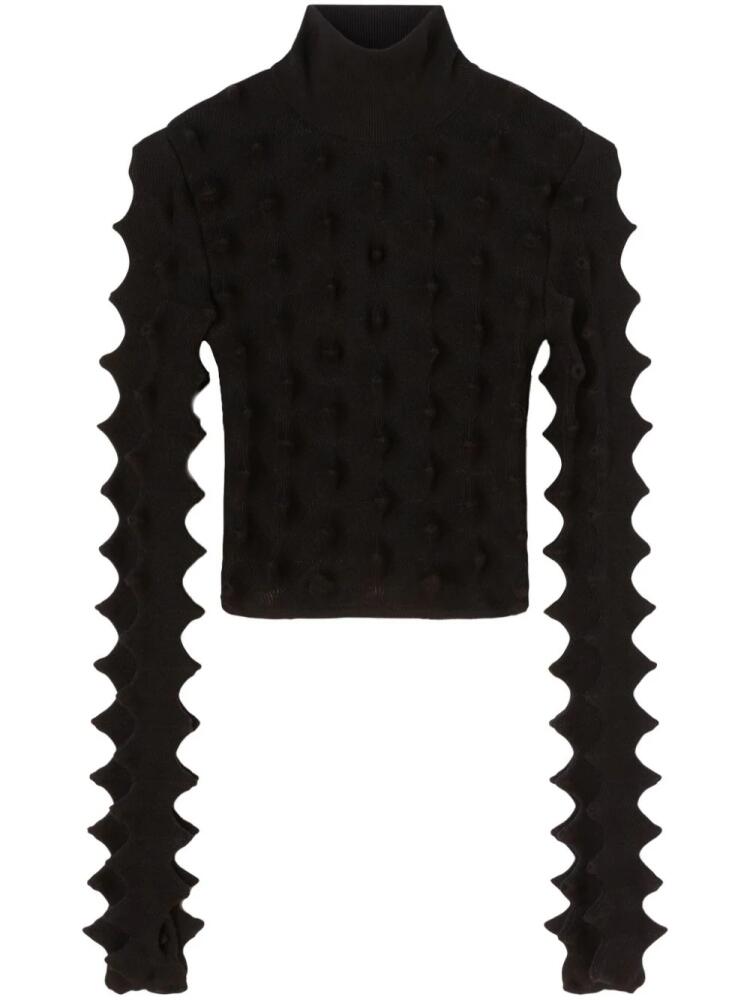 AMBUSH spiked roll-neck jumper - Black Cover