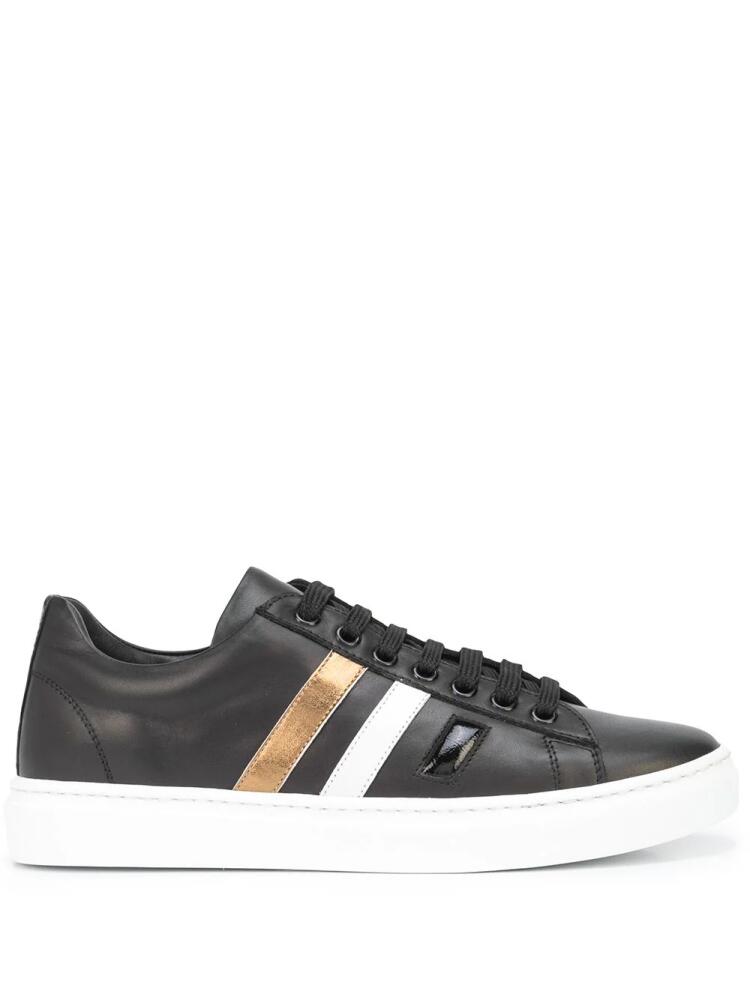 Madison.Maison 3 Stripe & Your Out leather sneakers - Black Cover