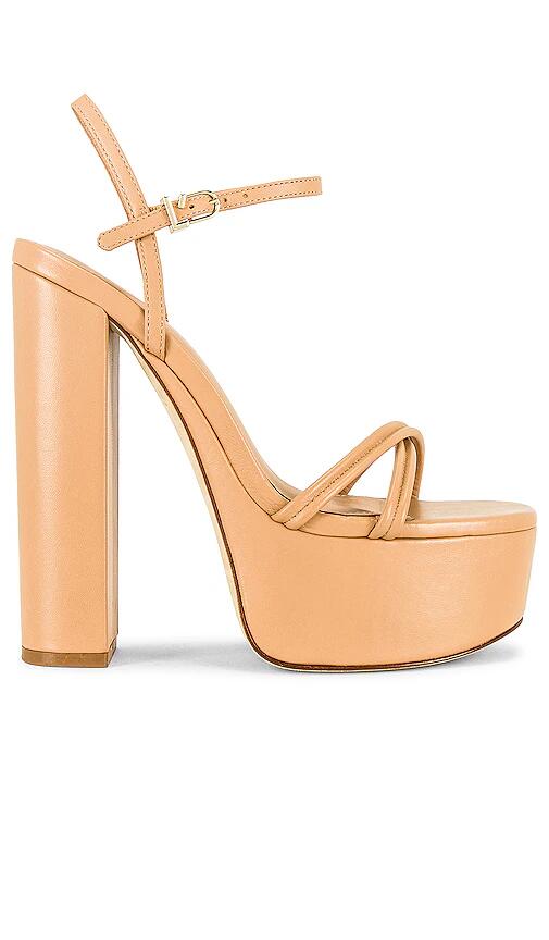 Larroude Annie Platform in Tan Cover