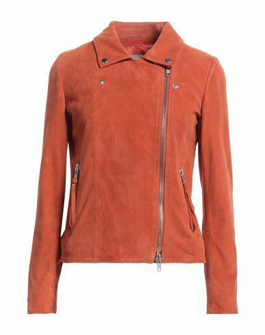 Sword 6.6.44 Woman Jacket Orange Leather Cover