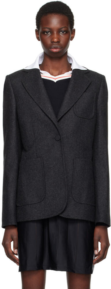 Wales Bonner Gray Iris Blazer Cover