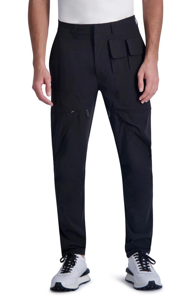 Karl Lagerfeld Paris Slim Cargo Pants in Black Cover