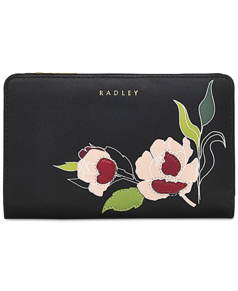 Radley London Wild Roses Medium Bifold - Black Cover