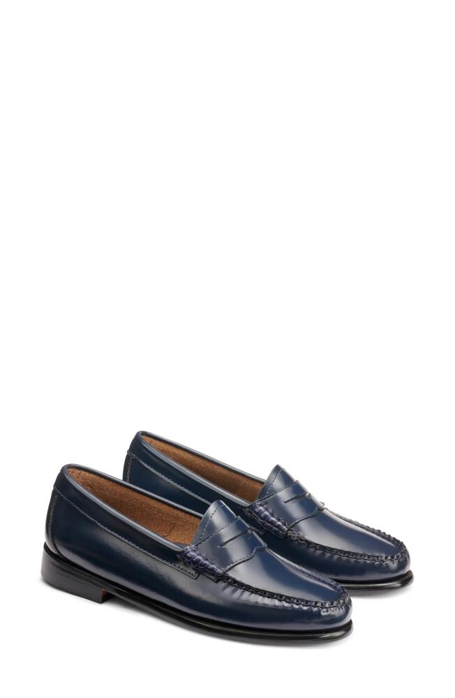 G. H.BASS Whitney Leather Loafer in Navy Cover