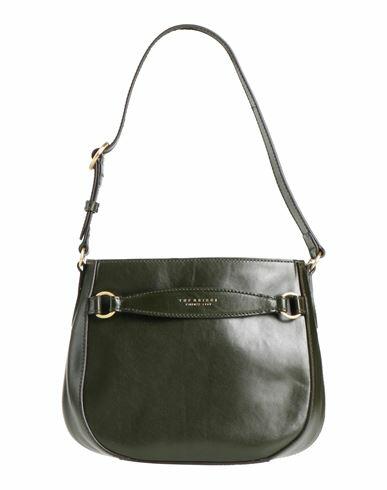 The Bridge Woman Shoulder bag Military green Soft Leather Cover