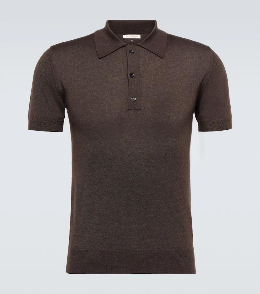 Valentino Cashmere and silk polo shirt Cover