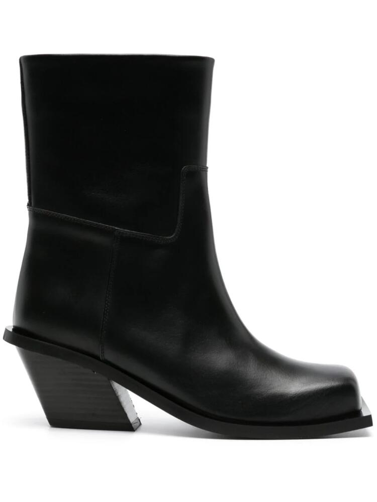 GIABORGHINI Blondine ankle leather boots - Black Cover