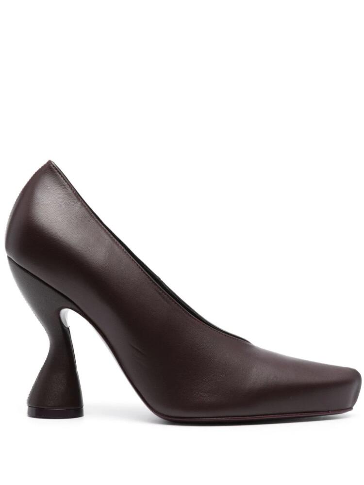 Lanvin Muse 105mm leather pumps - Purple Cover