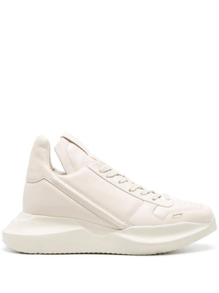 Rick Owens Geth Runner leather sneakers - Neutrals Cover