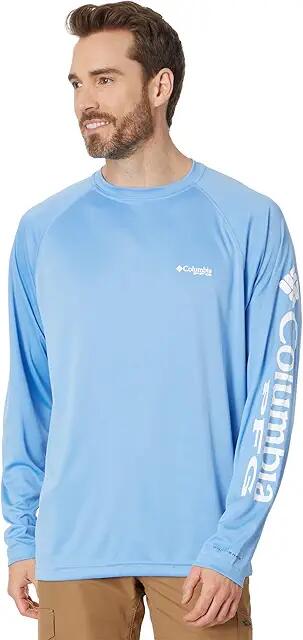 Columbia Terminal Tackle L/S Shirt (White Cap/White Logo) Men's T Shirt Cover