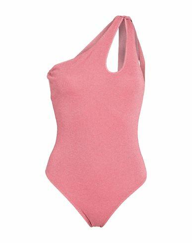 Circus Hotel Woman One-piece swimsuit Pink Viscose, Polyester, Polyamide, Elastane Cover