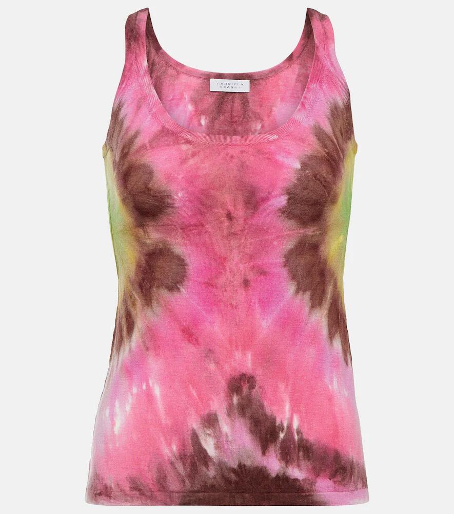 Gabriela Hearst Graham tie-dye cashmere tank top Cover