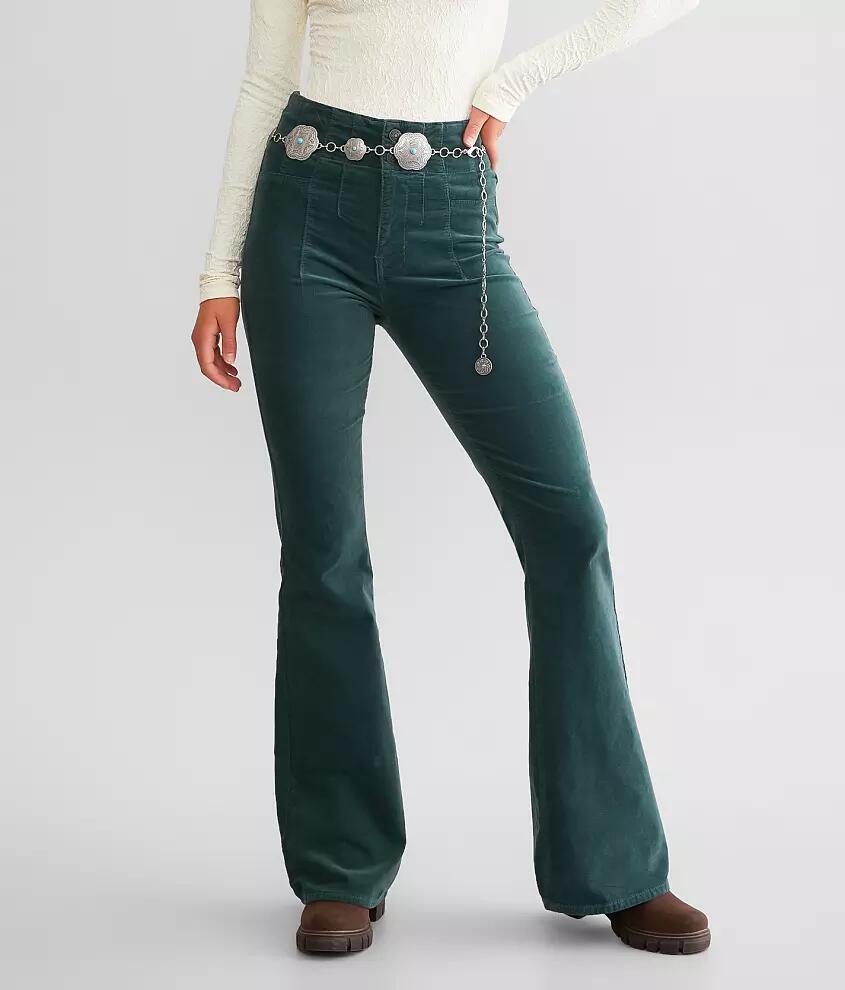 Free People Jayde Corduroy Flare Stretch Pant Cover