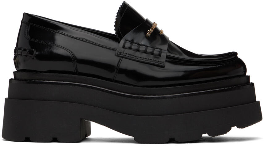 Alexander Wang Black Carter Platform Loafers Cover