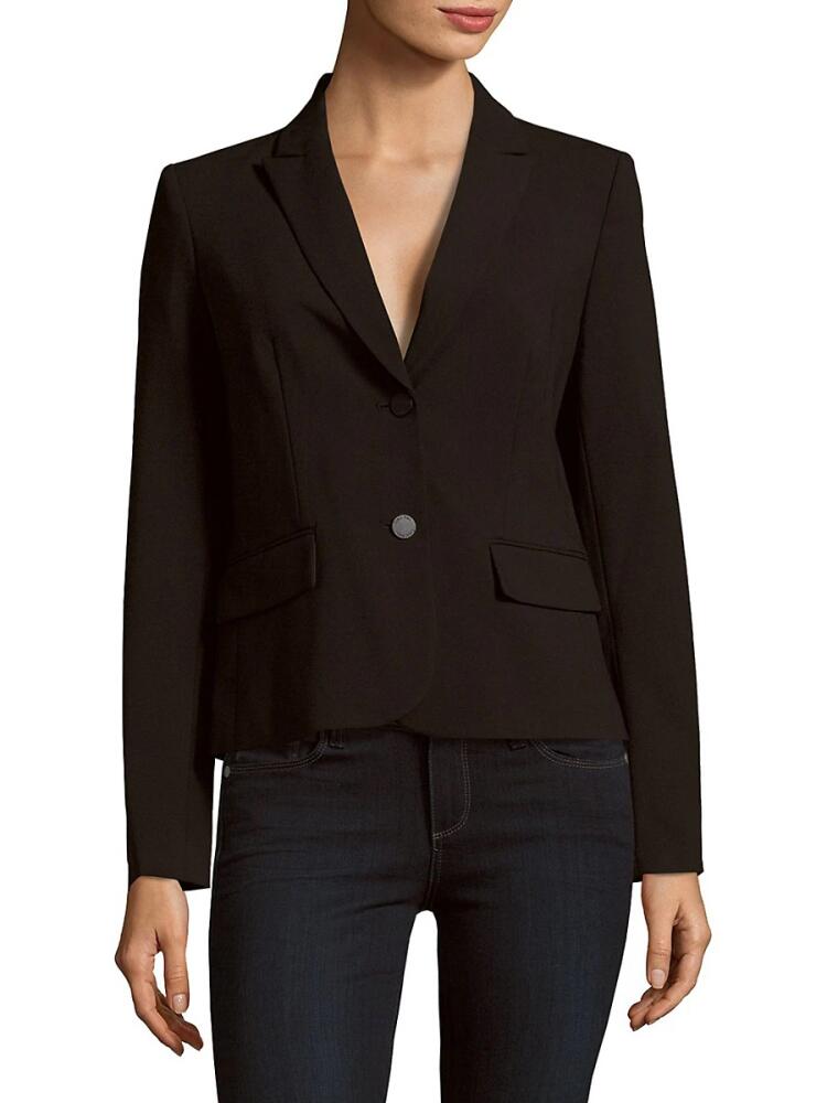 Calvin Klein Women's Double Button Blazer - Black Cover