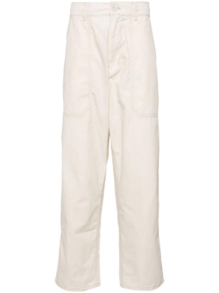 CHOCOOLATE straight-leg cotton carpenter trousers - Neutrals Cover