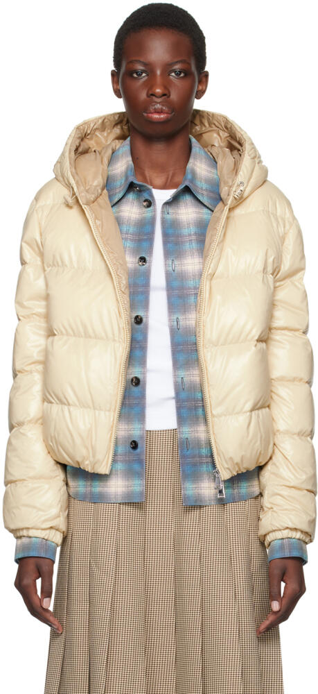 Moncler Beige Bayard Down Jacket Cover