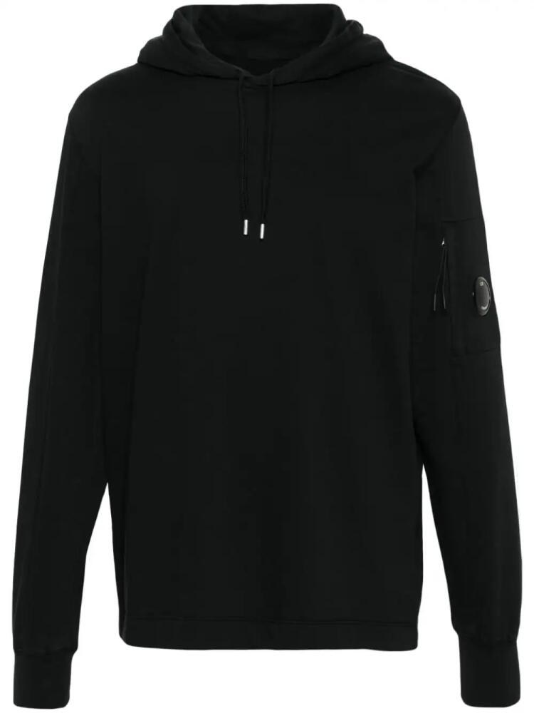 C.P. Company Lens-detail cotton hoodie - Black Cover