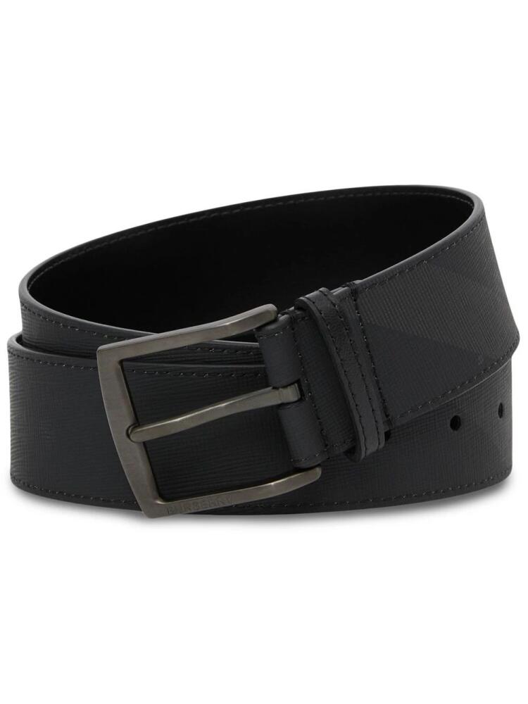 Burberry London Check leather belt - Black Cover