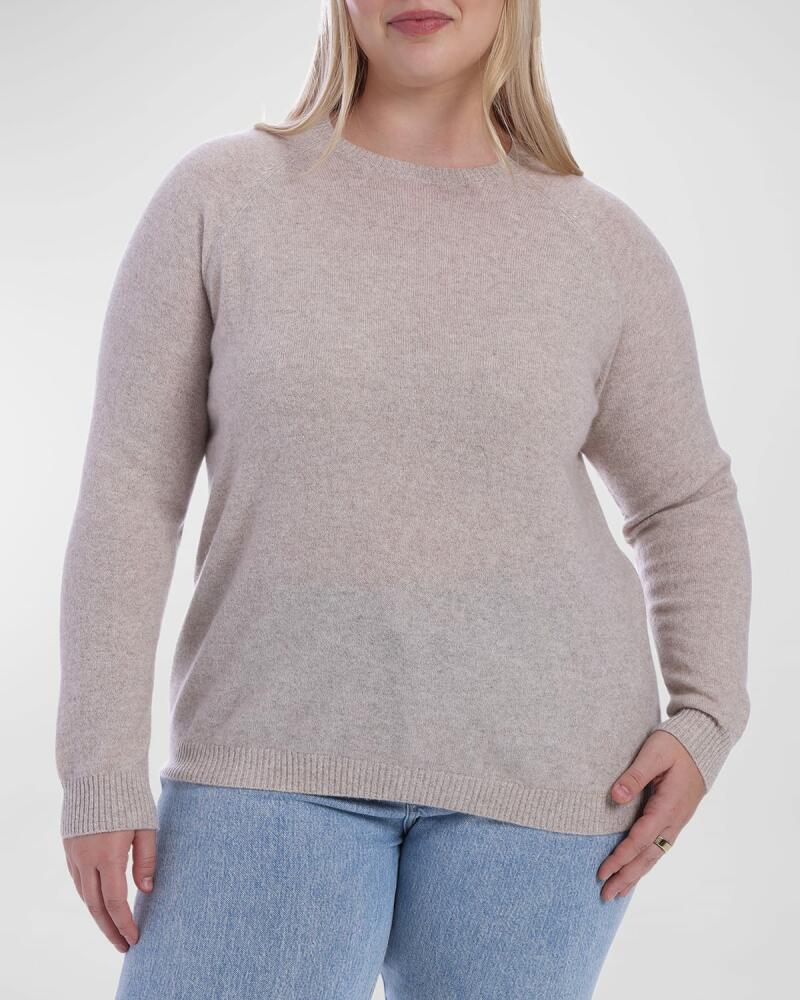 Minnie Rose Plus Size Cashmere Crewneck Sweater Cover