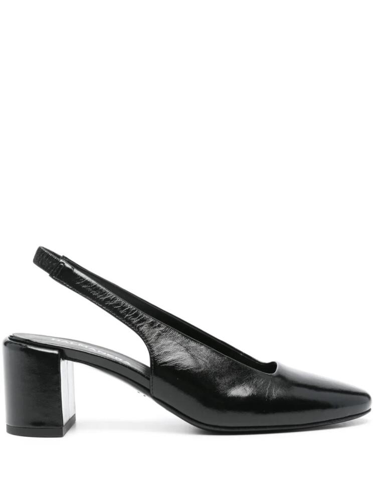 Halmanera Bali21 65mm leather pumps - Black Cover