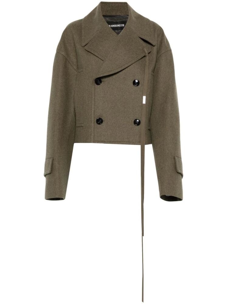 Ann Demeulemeester Davin coat - Green Cover