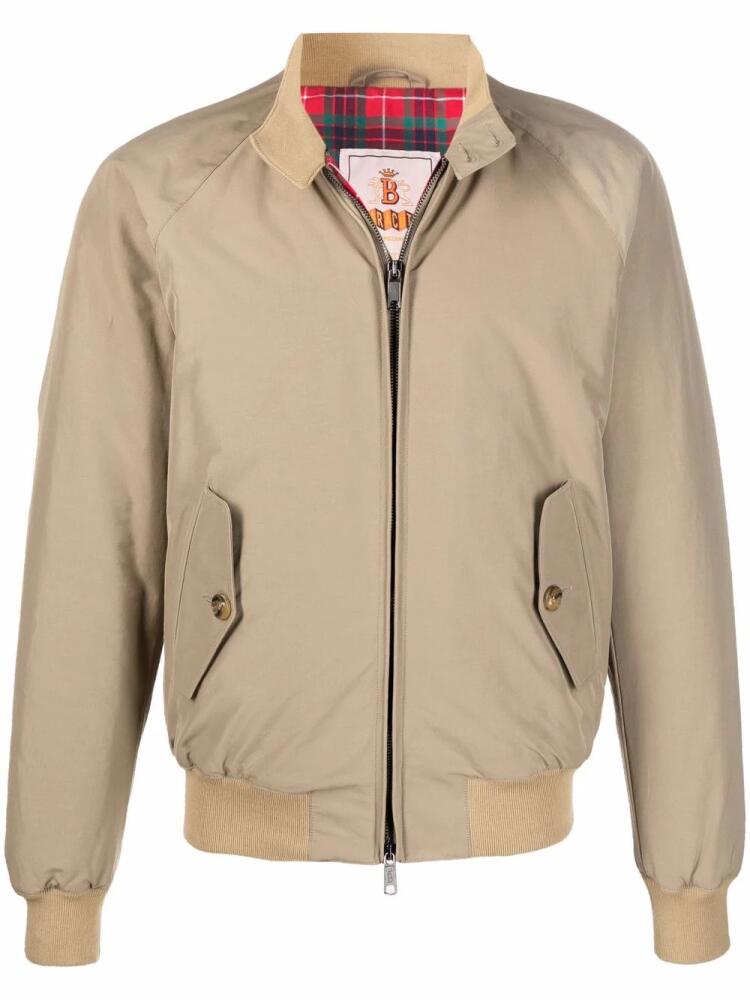 Baracuta zip-up bomber jacket - Neutrals Cover