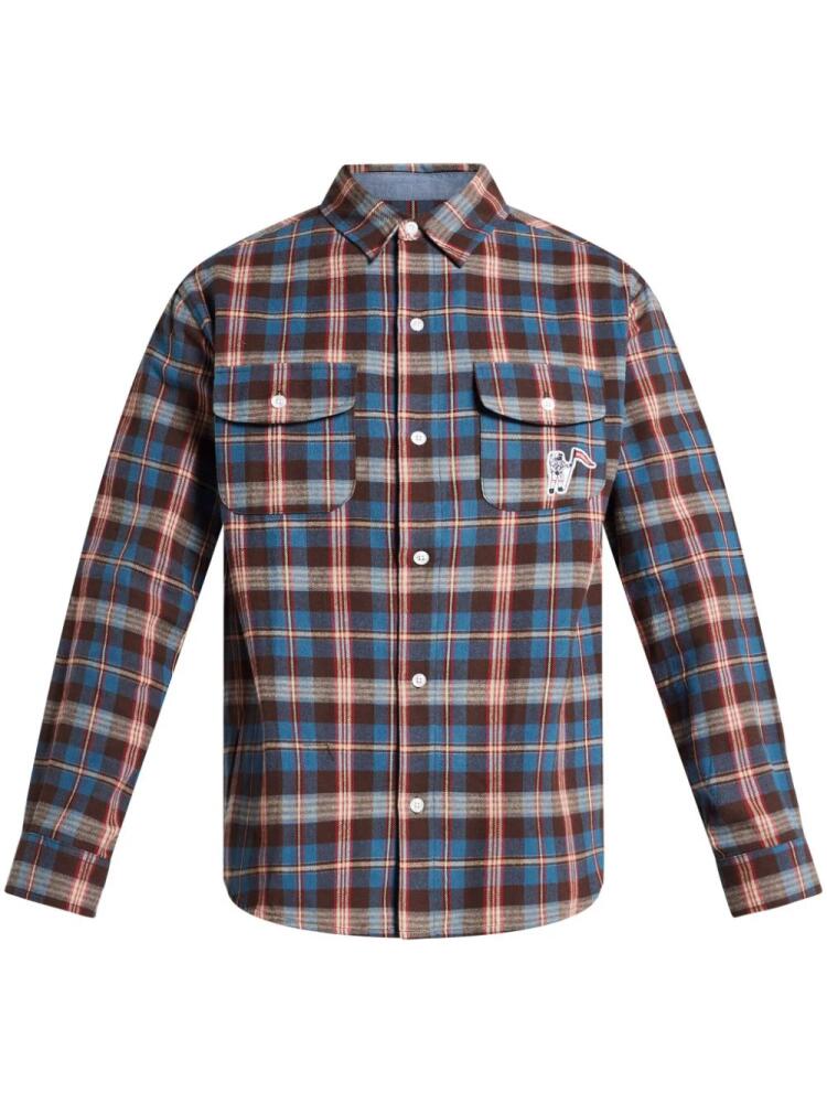 Billionaire Boys Club plaid-checked shirt - Blue Cover