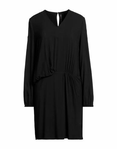 Manila Grace Woman Mini dress Black Viscose Cover