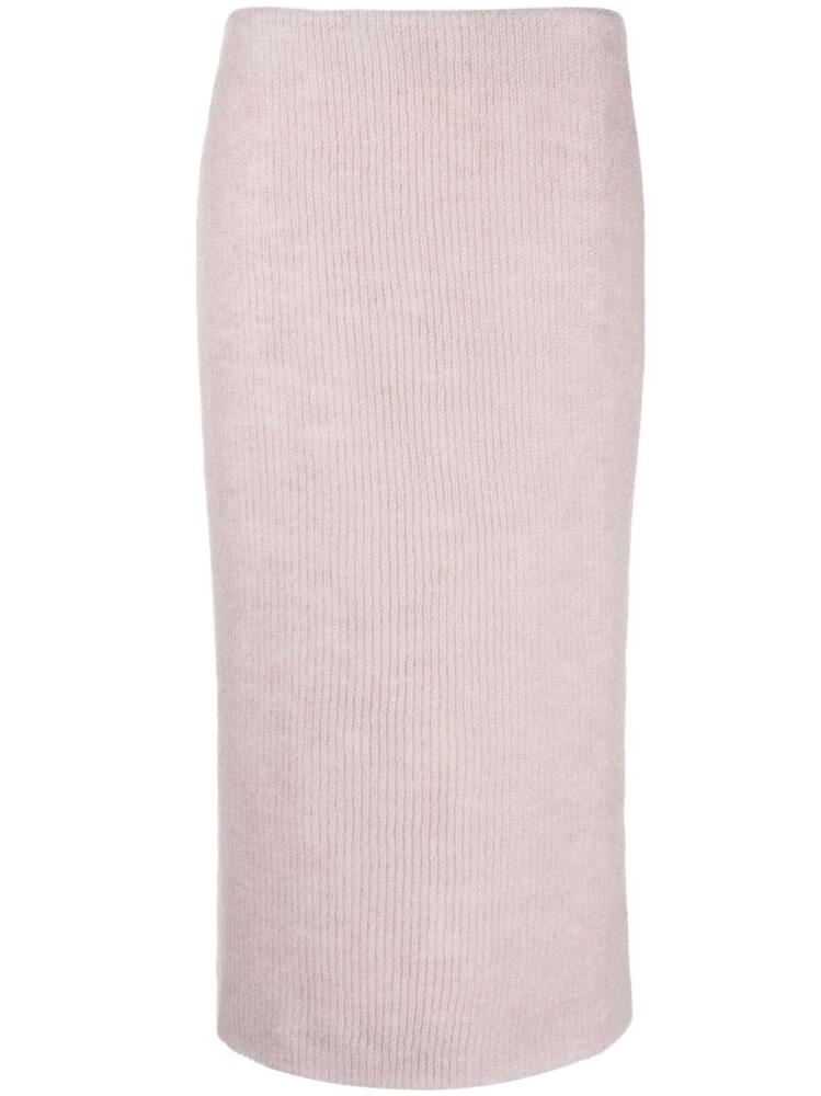 16Arlington Petya knitted midi skirt - Pink Cover