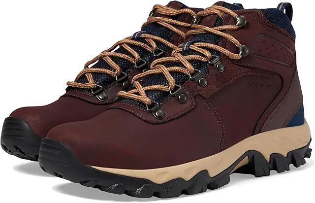 Columbia Newton Ridge Plus II Waterproof (Madder Brown/Collegiate Navy) Men's Waterproof Boots Cover