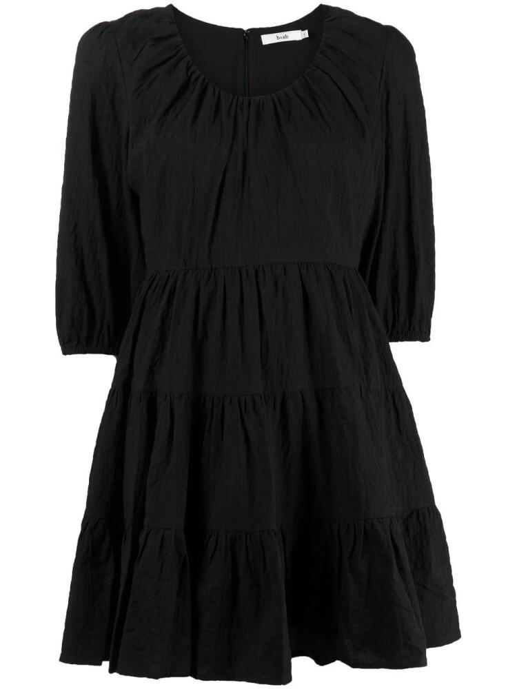 b+ab cotton skater mini dress - Black Cover