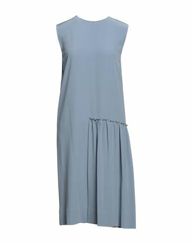 Ferragamo Woman Midi dress Sky blue Silk Cover