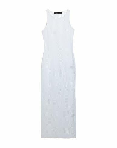 Federica Tosi Woman Maxi dress White Cotton, Elastane Cover