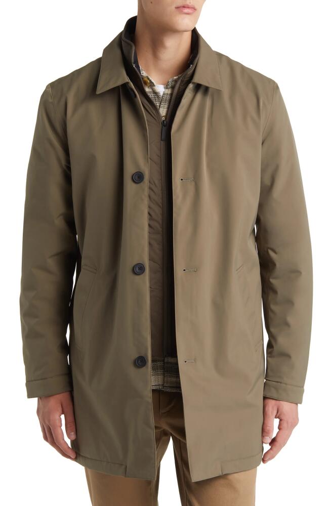 NN07 Blake 8240 Waterproof Trench Coat in Khaki Grey Cover