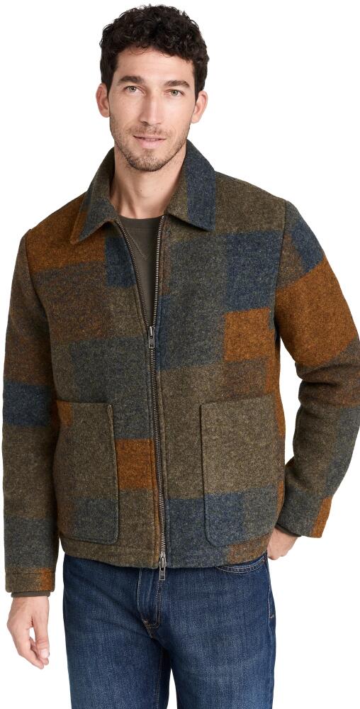 NN07 Gael Jacket Brown Check Cover