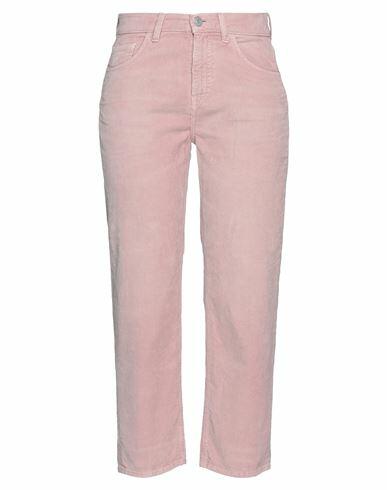 Haikure Woman Pants Pink Cotton, Elastane Cover