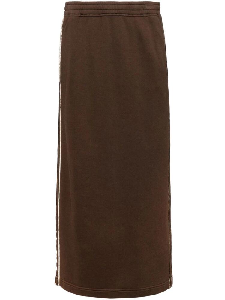 JNBY H-shaped drawstring long waist skirt - Brown Cover