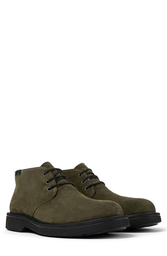 Camper Norman Derby Boot in Dark Green Cover