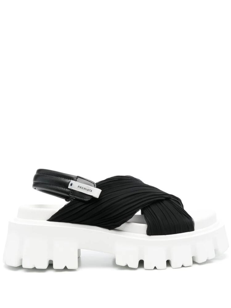 Premiata strappy leather sandals - Black Cover