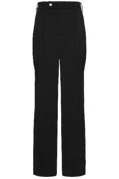 Amiri Side Pleat Snap Pants in Black Cover