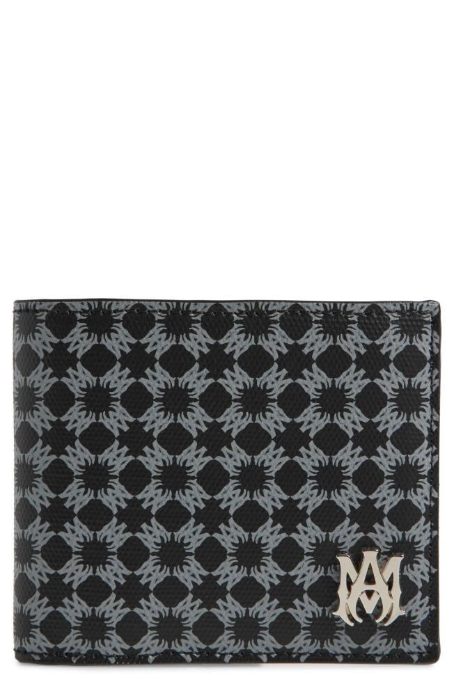 AMIRI MA Quad Faux Leather Bifold Wallet in Black Cover