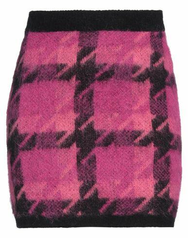 Eleonora Gottardi Woman Mini skirt Fuchsia Alpaca wool, Polyamide Cover