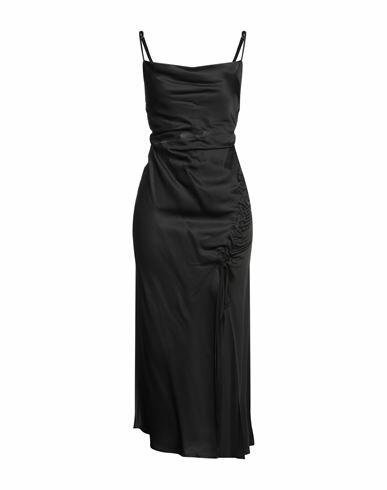 Vicolo Woman Midi dress Black Viscose Cover